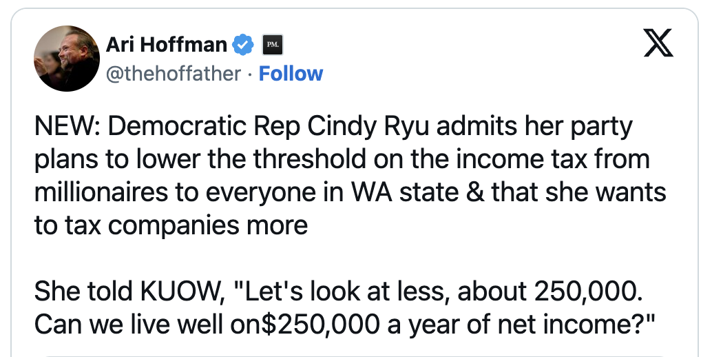 ICYMI: Rep. Ryu Confirms on KUOW: This Is an Income Tax for All